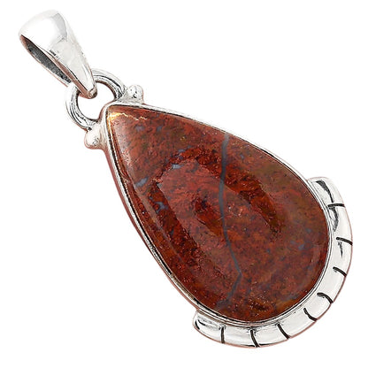 Natural Red Moss Agate Pendant P-1415 SDP156057