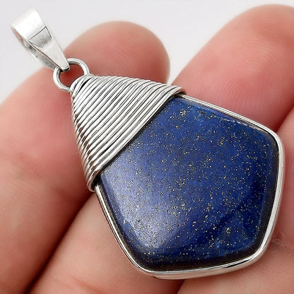 Natural Lapis - Afghanistan Pendant P-1411 SDP156082