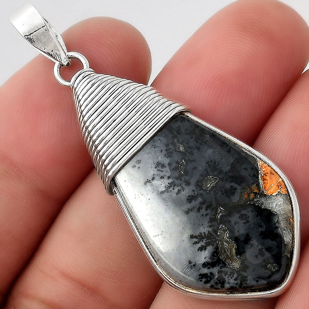 Natural Maligano Jasper - Indonesia Pendant P-1411 SDP156096