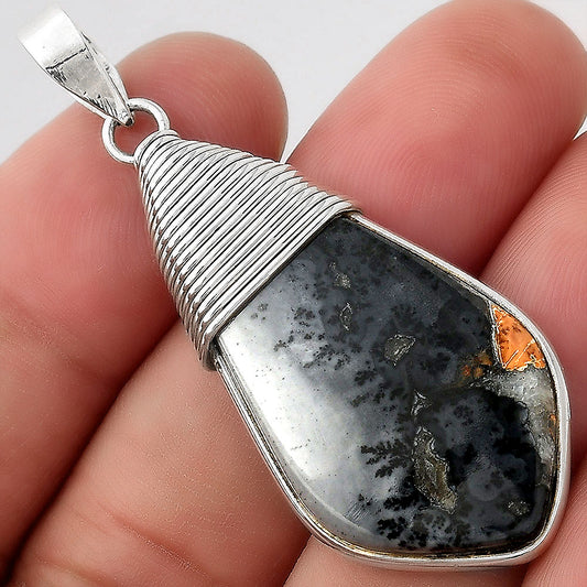 Natural Maligano Jasper - Indonesia Pendant P-1411 SDP156096