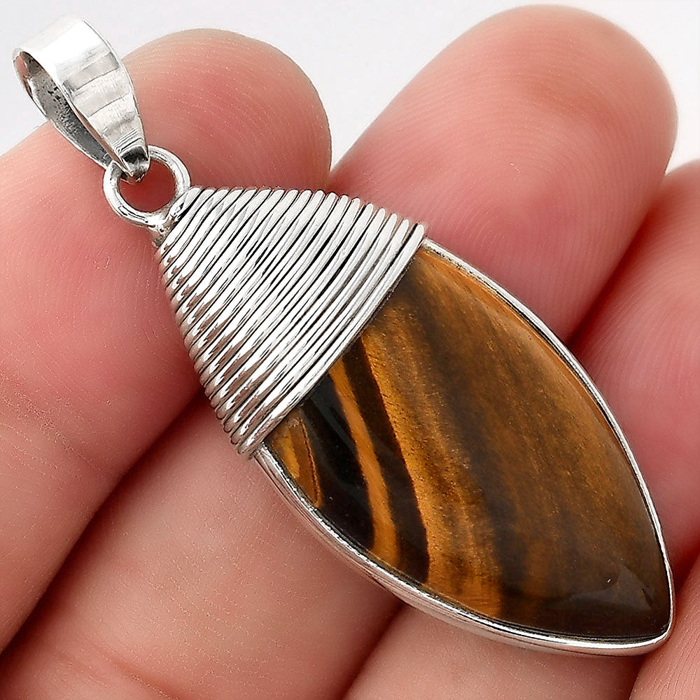Natural Tiger Eye - Africa Pendant P-1411 SDP156097