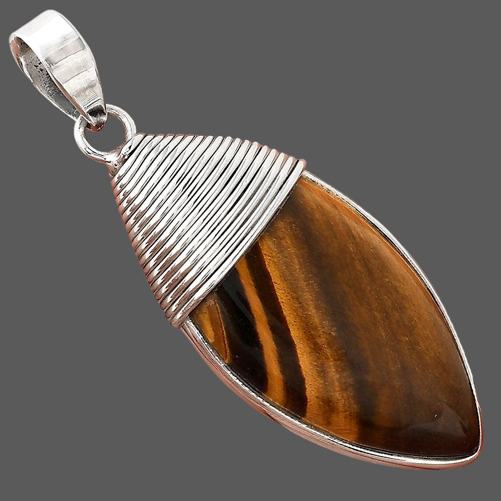Natural Tiger Eye - Africa Pendant P-1411 SDP156097