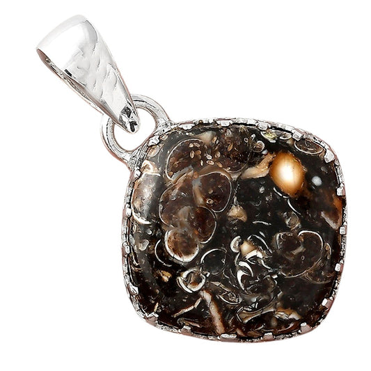 Natural Turtella Jasper - USA Pendant P-1325 SDP156111