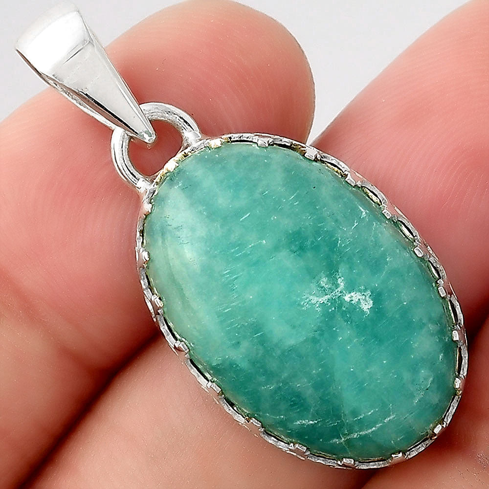 Natural Paraiba Amazonite Pendant P-1325 SDP156115