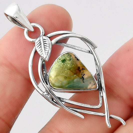 Dendritic Chrysoprase - Africa Pendant P-1504 SDP156124