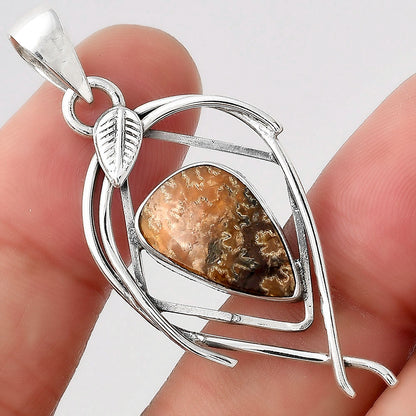 Natural Sutured Ammonite - Madagascar Pendant P-1504 SDP156127