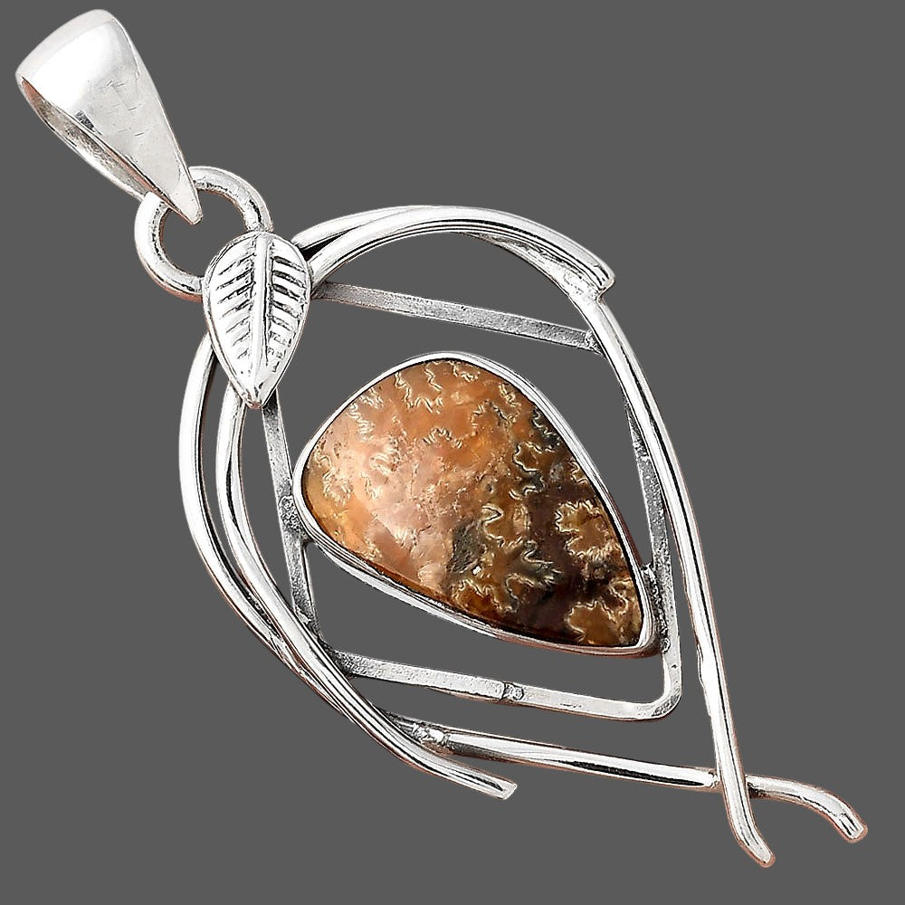 Natural Sutured Ammonite - Madagascar Pendant P-1504 SDP156127