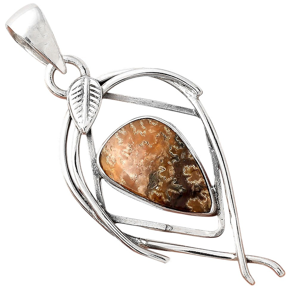 Natural Sutured Ammonite - Madagascar Pendant P-1504 SDP156127