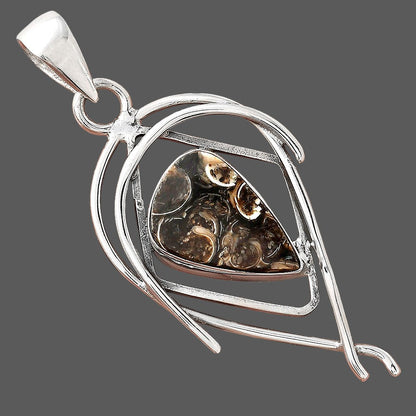 Natural Turtella Jasper - USA Pendant P-1504 SDP156130