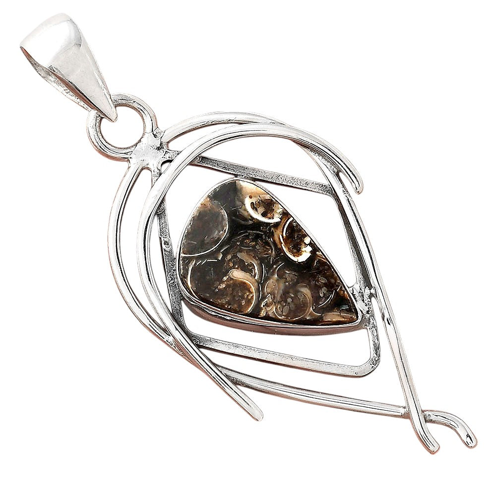 Natural Turtella Jasper - USA Pendant P-1504 SDP156130