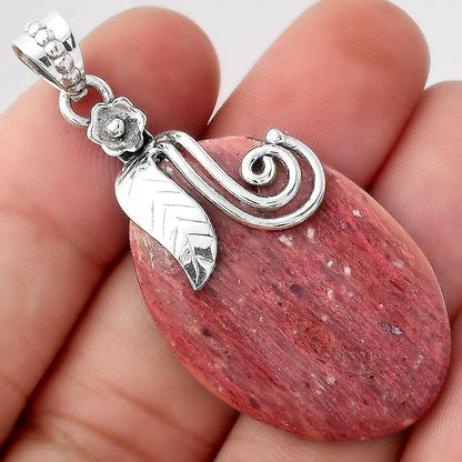 Natural Pink Tulip Quartz Pendant P-1582 SDP156133