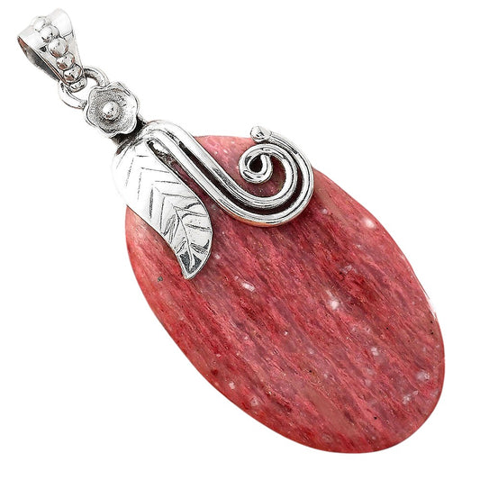 Natural Pink Tulip Quartz Pendant P-1582 SDP156139