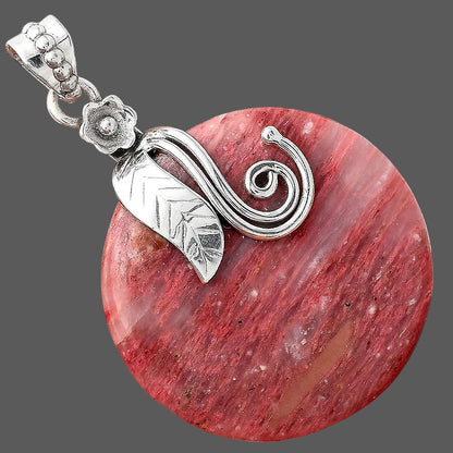 Natural Pink Tulip Quartz Pendant P-1582 SDP156140