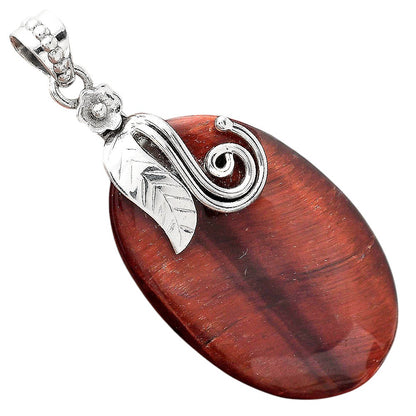 Natural Red Tiger Eye Pendant P-1582 SDP156146