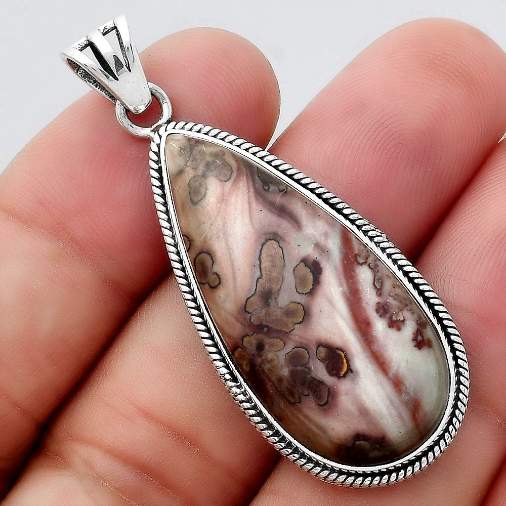 Natural Coffee Bean Jasper Pendant P-1056 SDP156167
