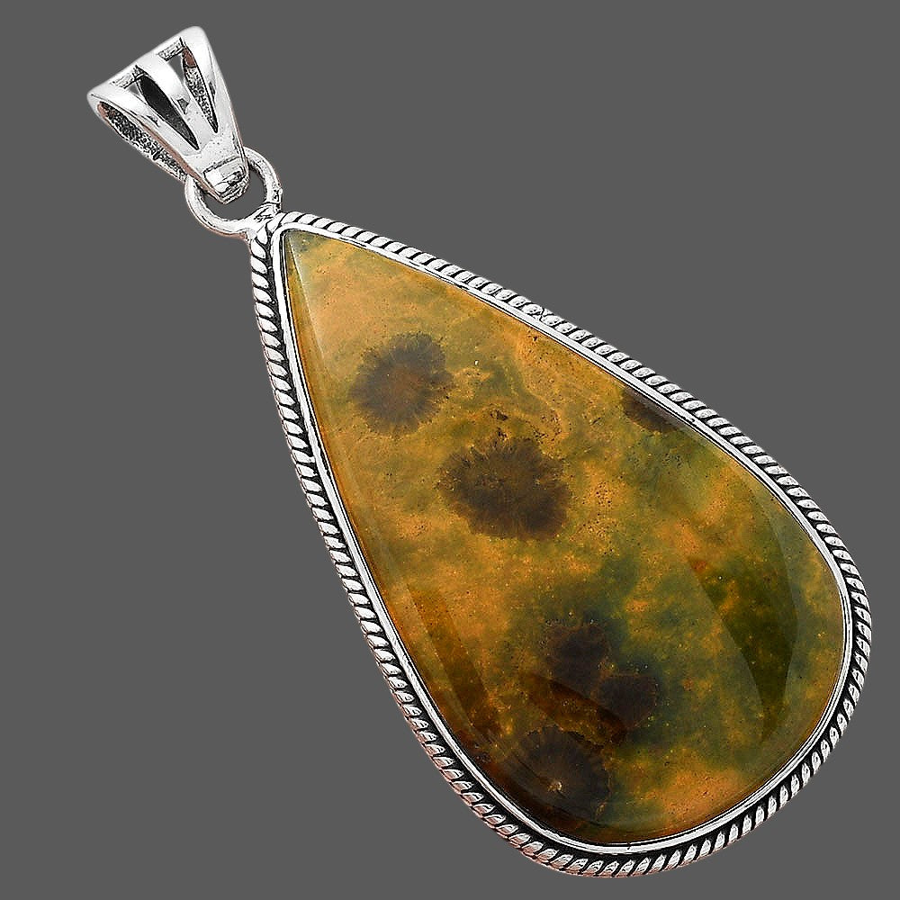 Natural Ocean Jasper - Madagascar Pendant P-1056 SDP156184