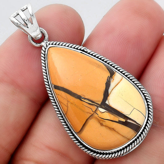 Natural Brecciated Mookaite Pendant P-1056 SDP156194