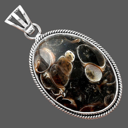 Natural Turtella Jasper - USA Pendant P-1056 SDP156203