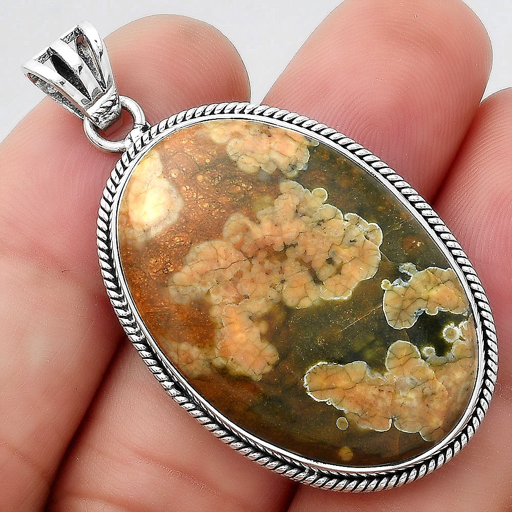 Natural Ocean Jasper - Madagascar Pendant P-1056 SDP156205