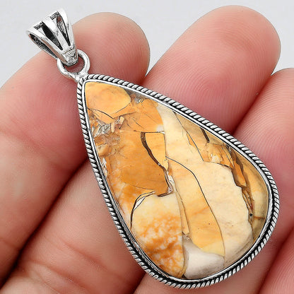 Natural Brecciated Mookaite Pendant P-1056 SDP156214