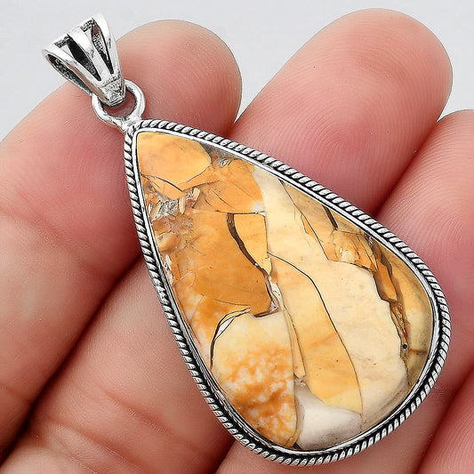 Natural Brecciated Mookaite Pendant P-1056 SDP156214