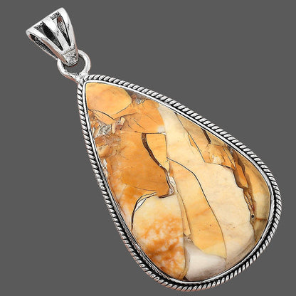 Natural Brecciated Mookaite Pendant P-1056 SDP156214