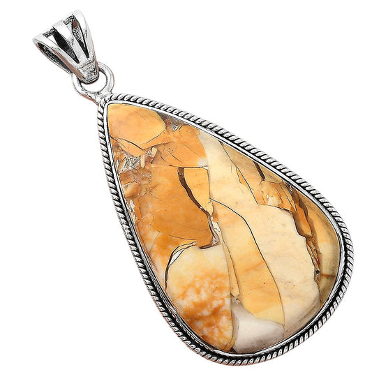 Natural Brecciated Mookaite Pendant P-1056 SDP156214