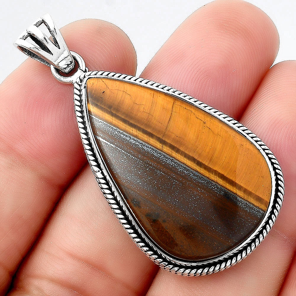 Natural Tiger Eye - Africa Pendant P-1056 SDP156217
