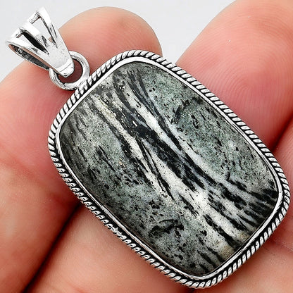 Natural Hornblende Pendant P-1056 SDP156218