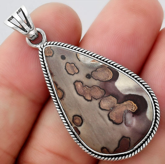 Natural Coffee Bean Jasper Pendant P-1056 SDP156223