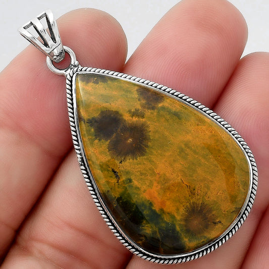 Natural Ocean Jasper - Madagascar Pendant P-1056 SDP156225