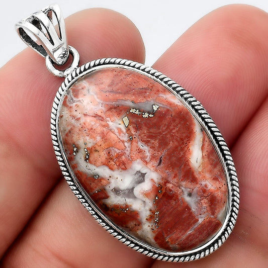 Natural Rosetta Picture Jasper Pendant P-1056 SDP156231