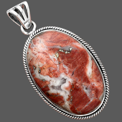 Natural Rosetta Picture Jasper Pendant P-1056 SDP156231