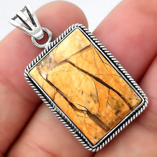 Natural Brecciated Mookaite Pendant P-1056 SDP156235
