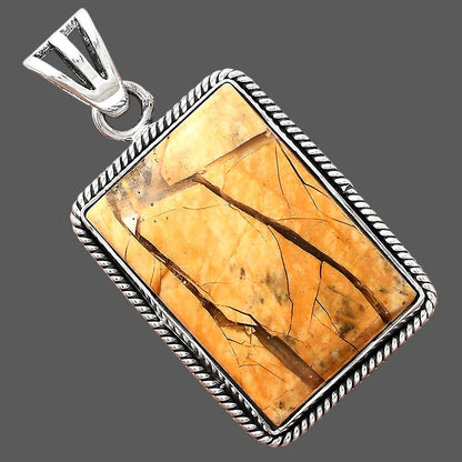 Natural Brecciated Mookaite Pendant P-1056 SDP156235