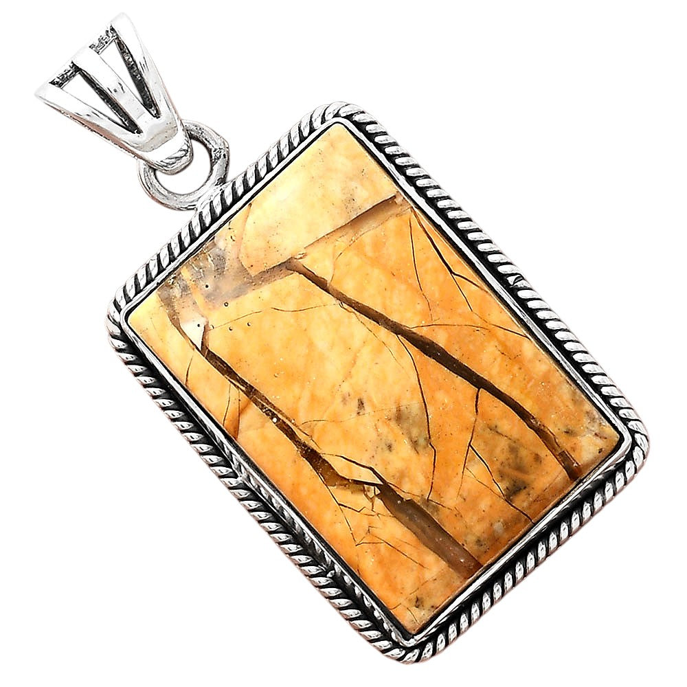 Natural Brecciated Mookaite Pendant P-1056 SDP156235