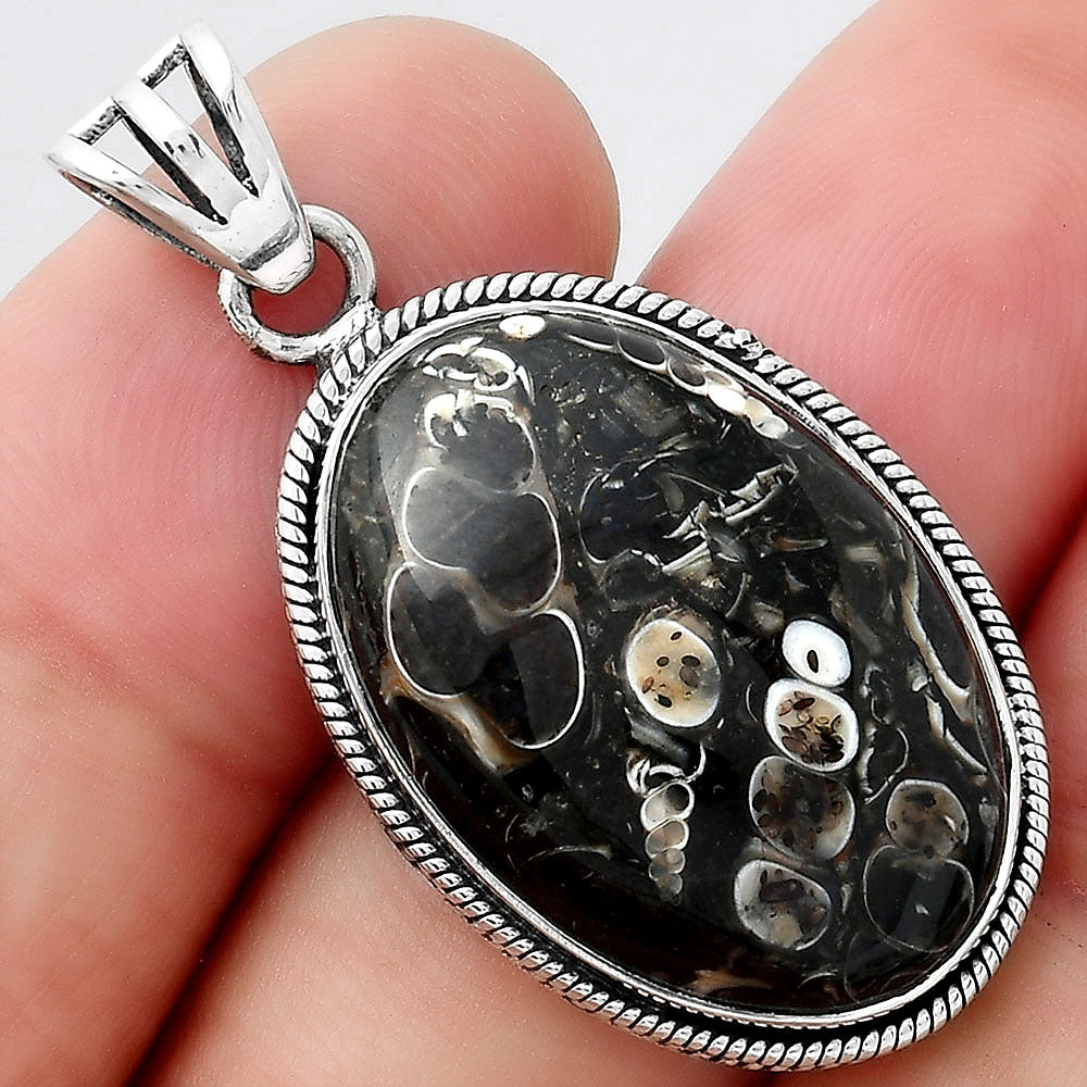 Natural Turtella Jasper - USA Pendant P-1056 SDP156240