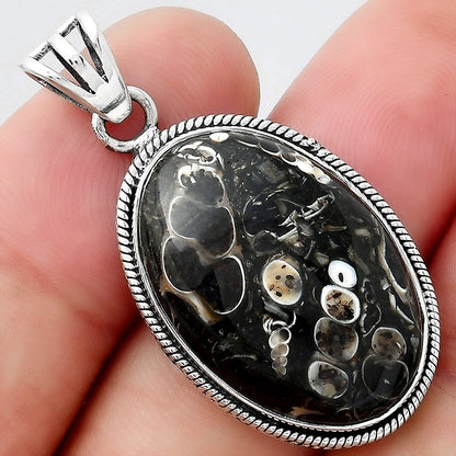 Natural Turtella Jasper - USA Pendant P-1056 SDP156240