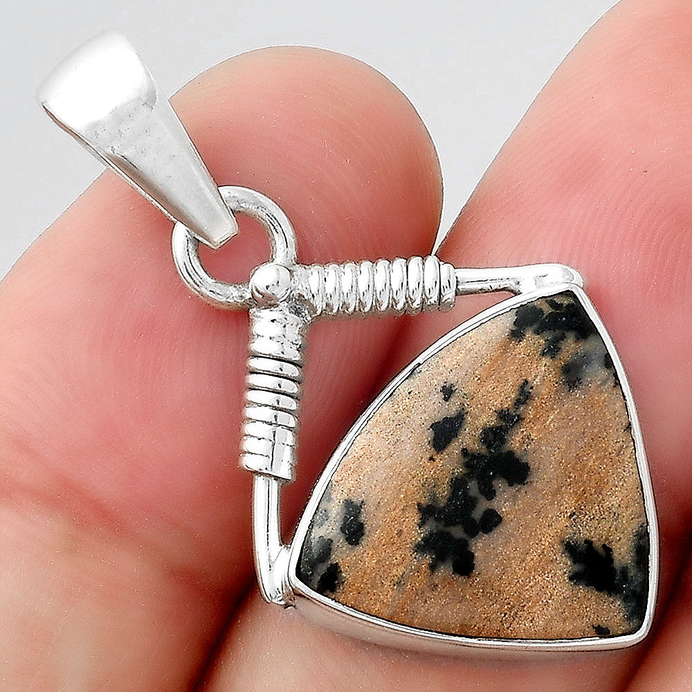 Natural Russian Honey Dendrite Opal Pendant P-1600 SDP156249