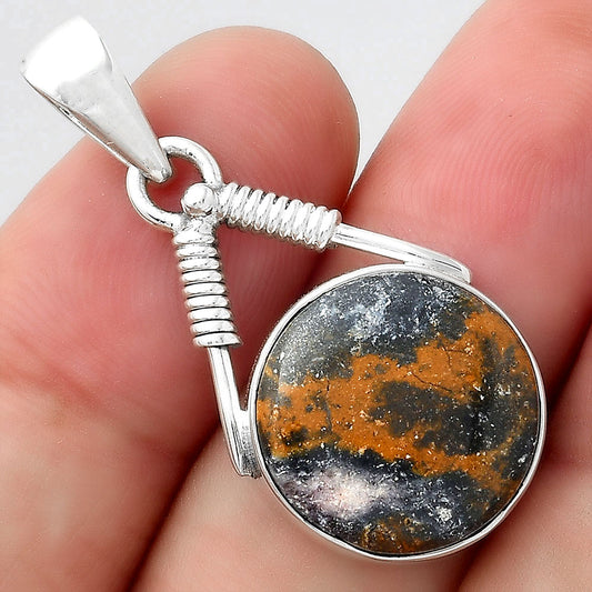 Natural Indian Blanket Jasper Pendant P-1600 SDP156250