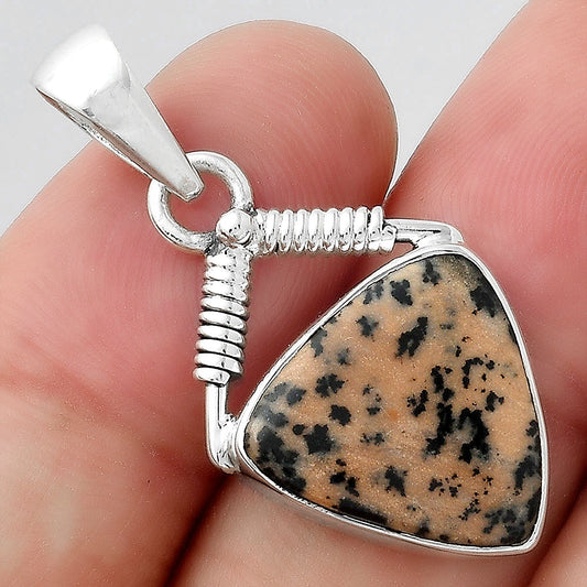 Natural Russian Honey Dendrite Opal Pendant P-1600 SDP156255