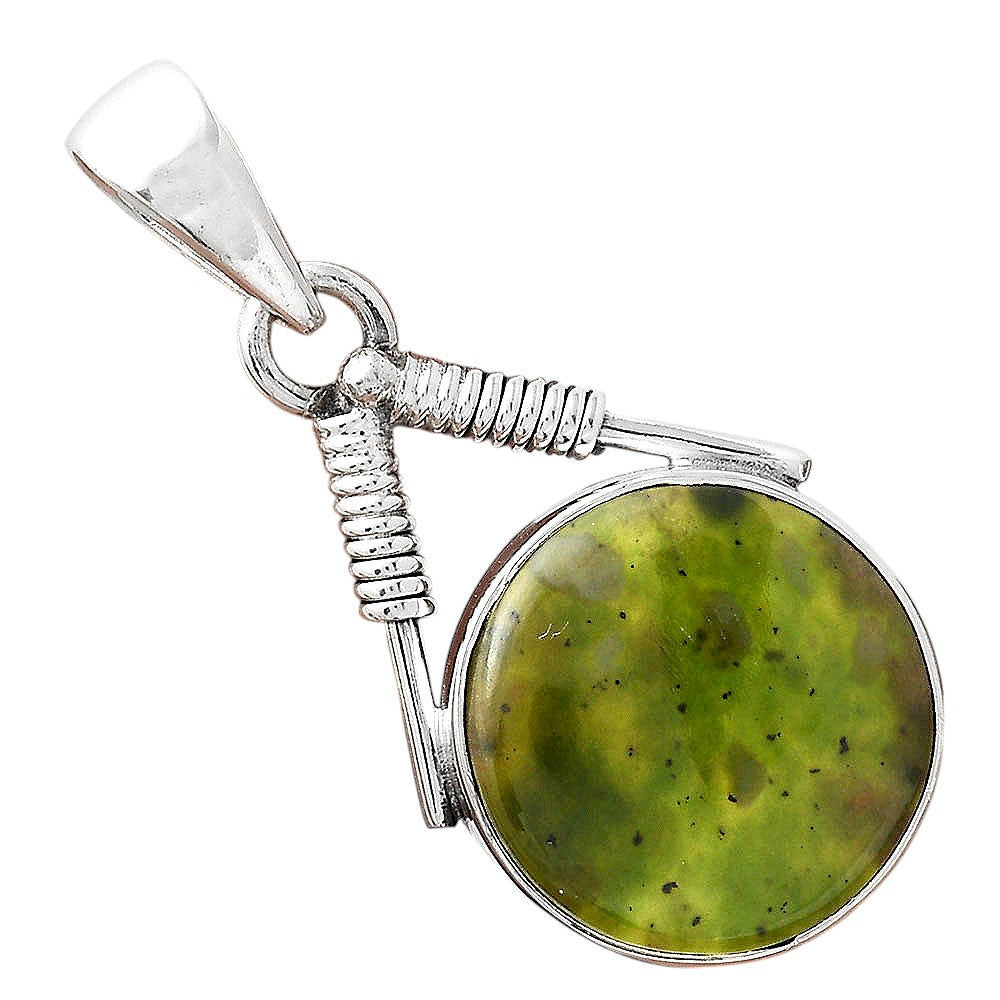 Natural Chrome Chalcedony Pendant P-1600 SDP156260