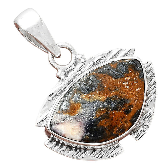 Natural Indian Blanket Jasper Pendant P-1705 SDP156262