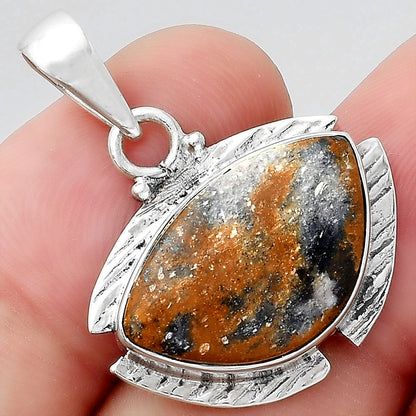 Natural Indian Blanket Jasper Pendant P-1705 SDP156266