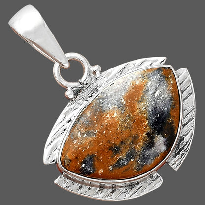 Natural Indian Blanket Jasper Pendant P-1705 SDP156266