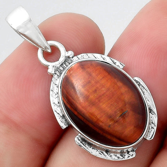 Natural Red Tiger Eye Pendant P-1705 SDP156267