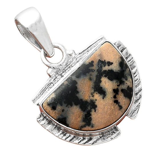 Natural Russian Honey Dendrite Opal Pendant P-1705 SDP156270