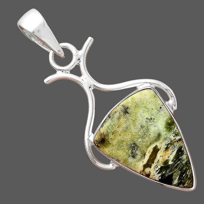Natural Chrome Chalcedony Pendant P-1592 SDP156275