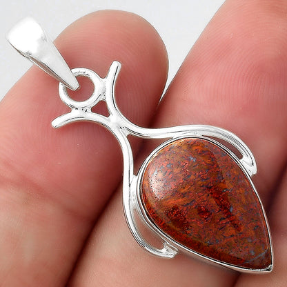 Natural Red Moss Agate Pendant P-1592 SDP156281