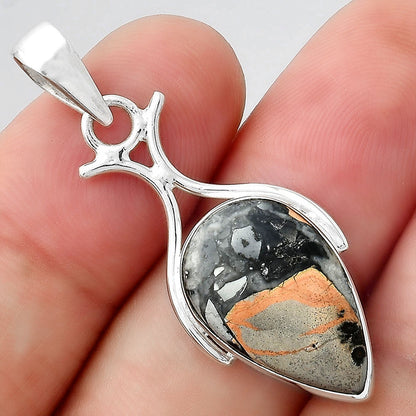 Natural Maligano Jasper - Indonesia Pendant P-1592 SDP156283